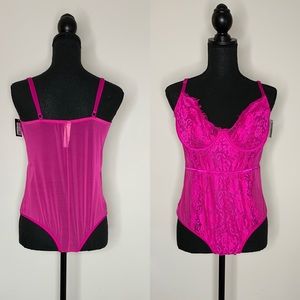 Fuchsia Lace Bodysuit